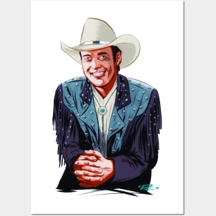 Ricky Van Shelton - An illustration by Paul Cemmick Posters and Art